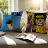 I-Invincible Pillow Superhero Anime Cushion Cover Linen Pillowcase Cover Soft Decor For Sofa Home Room