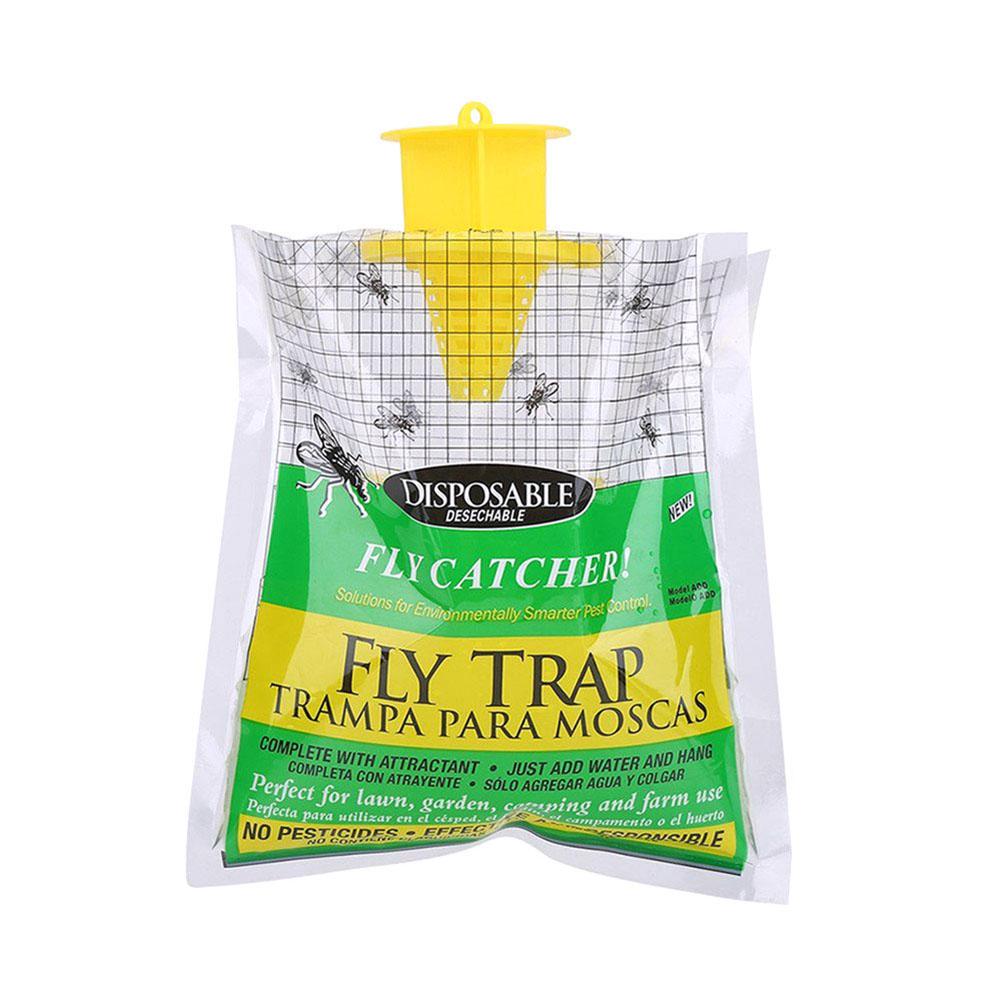 1Pcs Disposable Fly Catchers Non Toxic Fly Traps Outdoor Hanging Fly Catchers