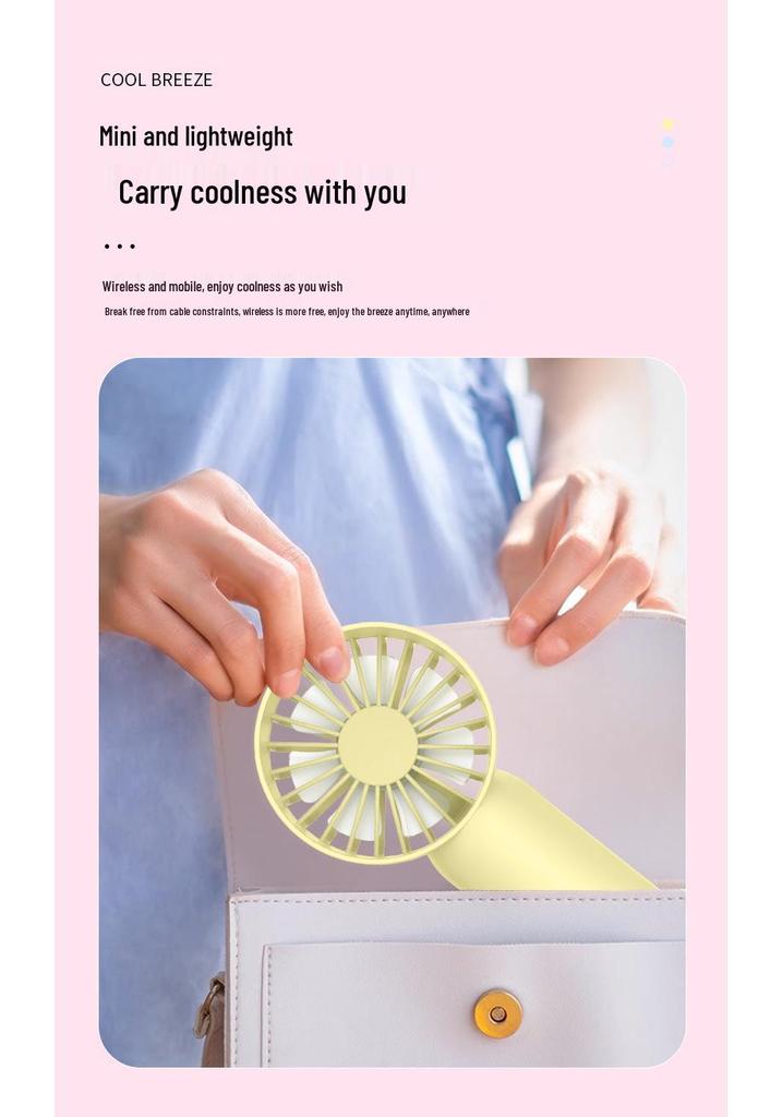 Portable Mini Handheld Cooling Fan for Cross-Border Live Broadcasts