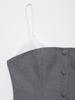 2025 Spring Women's European & American Style Poplin Patchwork Short Dress