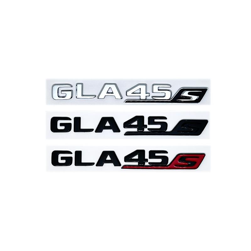 3D ABS Car Rear Trunk Badge Letters GLA 35 45 45S Turbo 4matic Emblem Logo For Mercedes GLA35 GLA45 GLA45S AMG X156 Accessories