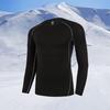 Men's Quick-Dry Compression Base Layer for Skiing, Running & Fitness - Winter Warm Plus Velvet