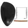 VICASKY Violin Chinrest, WoodenMetal, Instrument Part, Viola Compatible, Playing Support Accessory, Black, 10cm