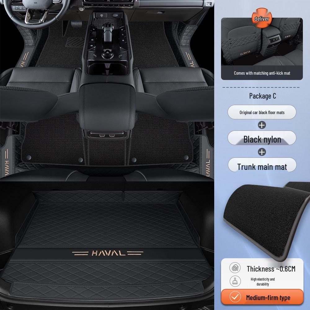 Haval Menglong Hybrid Full Coverage Floor Mats for 26 Models - Car-Specific Interior Accessories.