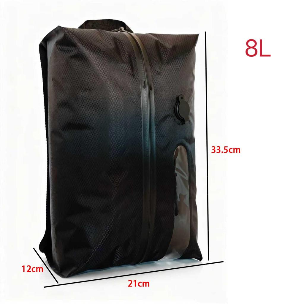 Large Capacity Waterproof TPU Vacuum Storage Bag for Home & Travel - Portable & Multifunctional