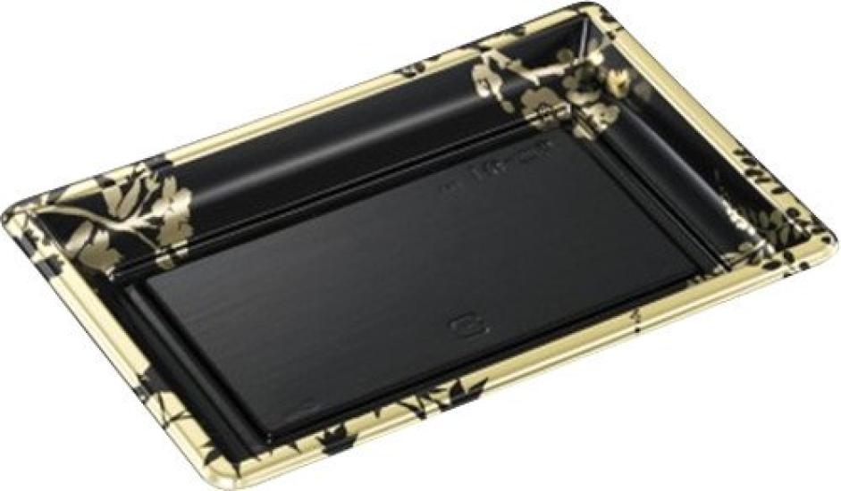 Chuo Kagaku Made In Japan Disposable Food DX Square Special Size Hanamori Pack of 30 X X 3 Cm Containers, Plates, 1, MT-BK, 25, Size Approx. 20.5