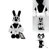 Unique Black White Bendy And The Ink Machine Plush Toy For Collectors And Gamers