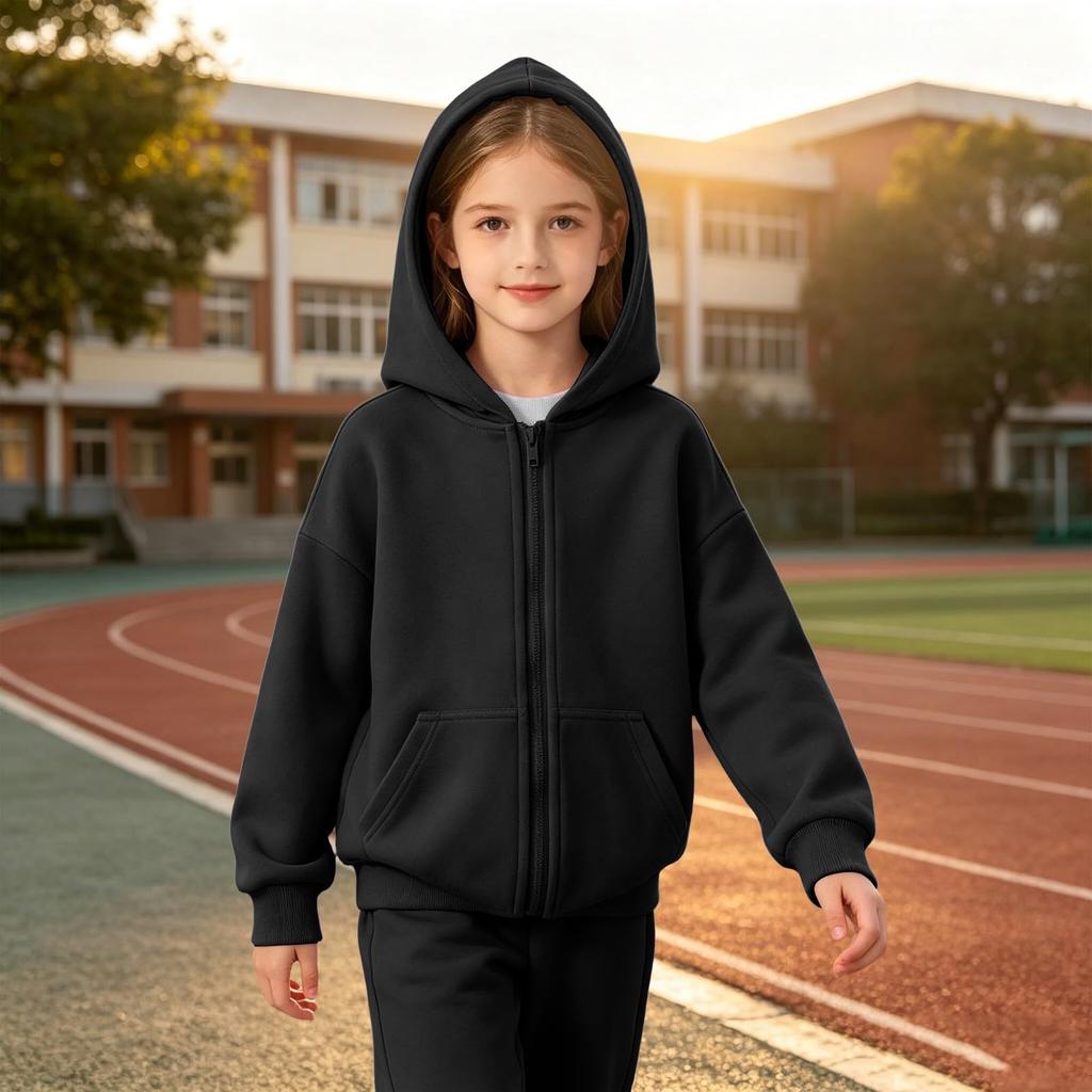 Boys and Girls Long Sleeve Color Sweatshirt Casual Comfort Pullover for Everyday Wear