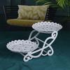 Nordic Dessert Rack Plastic Material Party Dessert Table Decoration Food Fruit Plate White Birthday Party Beautiful Cake Stand