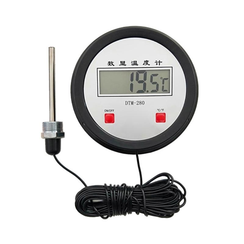 Точные промышленные цифровые термометры с длинным щупом для точного измерения температуры в труднодоступных местах