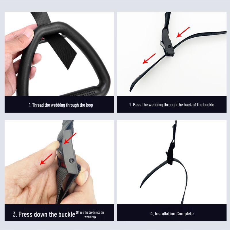 Zhizhou Suspension Training Rings & Straps Set