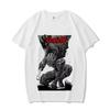 Berserk T Shirts Guts Funny T Shirt Cool Manga Graphic T-Shirt Japanese Anime WoCotton Harajuku Manga Hip Hop Tops Tees