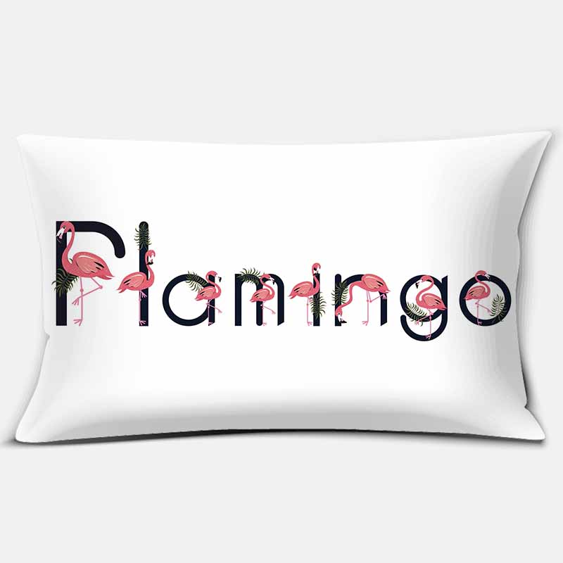 Fashion Plant Flamingo Home Decoration Sofa samochodowa Poszewka na poduszkę 30cm * 50cm