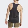 Adidas Workout Stringer Tank Top Solid Color Logo Sleeveless Vest Men Tops Black IL1403