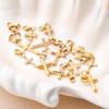 Personalized Retro Style Engraved Three-Dimensional Cross Series Lobster Buckle Pendant Stainless Steel Gold Diy Accessories