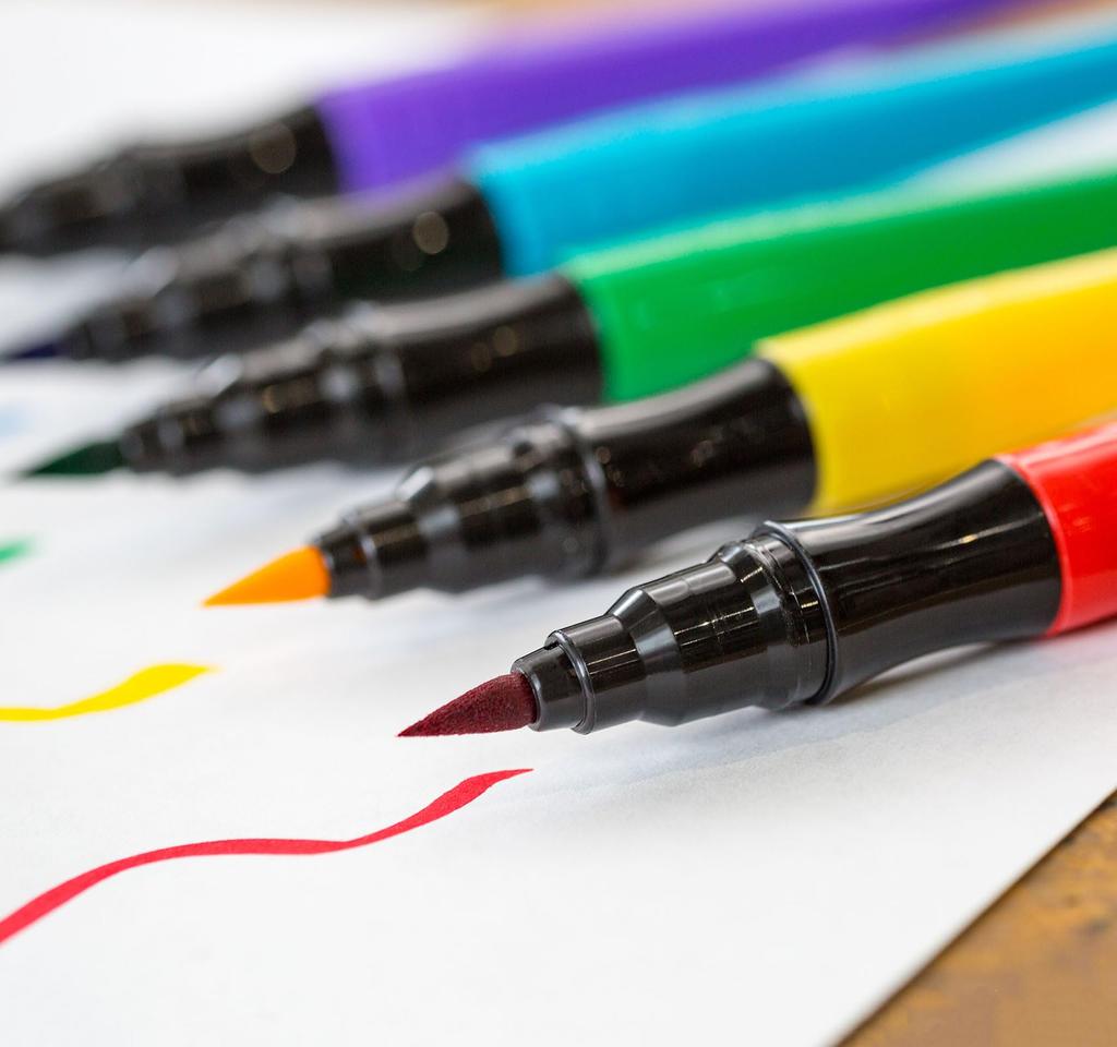 Crayola Washable Paint Brush 5 Japanese Authentic Pens, Colors, Packaging, 546201,