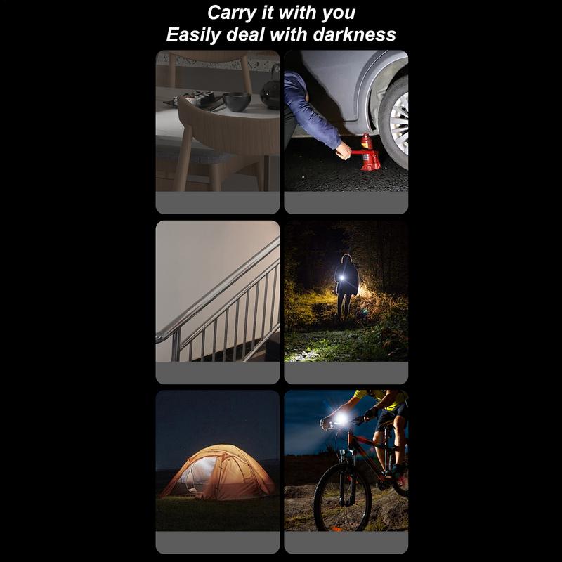 Super Bright Pocket Flashlights type-c rechargeable LED Torch Lamp With Lanyard For Outdoor Waterproof Camping Accessories