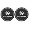 T26Car Cup Holder Mat Pad Anti-slip Coaster Auto Interior Accessories For Volkswagen Golf Rline Passat GTI Lavida Sagitar Scirocco 