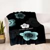 Flower Power Fashion Flannel Blanket-Soft and Suitable for Sofas,Beds,Offices,Travel,All Seasons,Great Gift for Holidays and Birthdays.