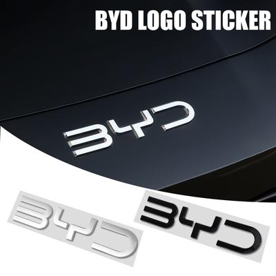 BYD Logo Emblem Letters Sticker Car Front and Rear Badge Decal For BYD Han EV Tang Dm Qin Song Seal U Sealion 7 Yuan F0 G3 I3 M6