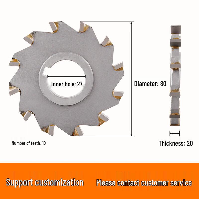 

Carbide Three-Sided Milling Cutter