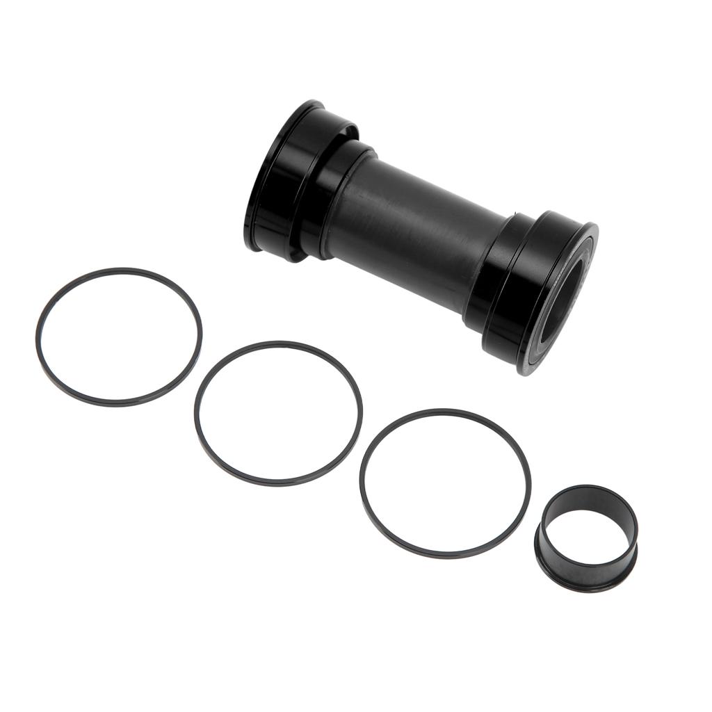 LeBycle BB92 Mountain Bike Sealed Center Axle Bike Crankset Press in Ceramic Bottom Bracket Black