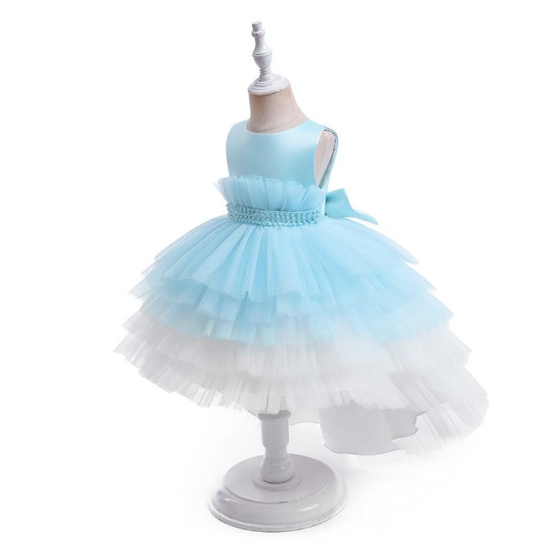 Girls Princess Dress Birthday Party Wedding Guest Kids Formal Gown