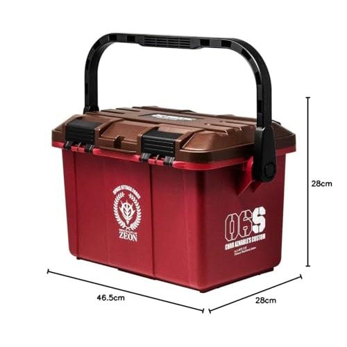 PLEX Mobile Suit Gundam Toolbox 17L Char's Custom Model Char Red