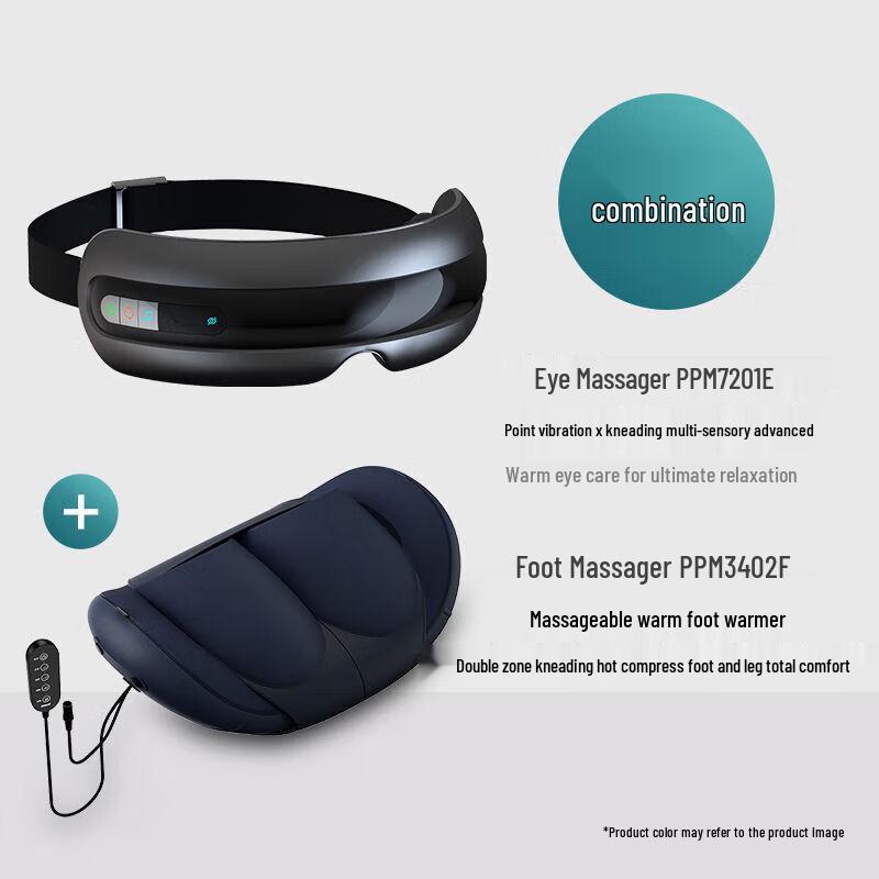 Philips PPM7201E Eye Massager with Heat and Vibration CN plug (adapter included)