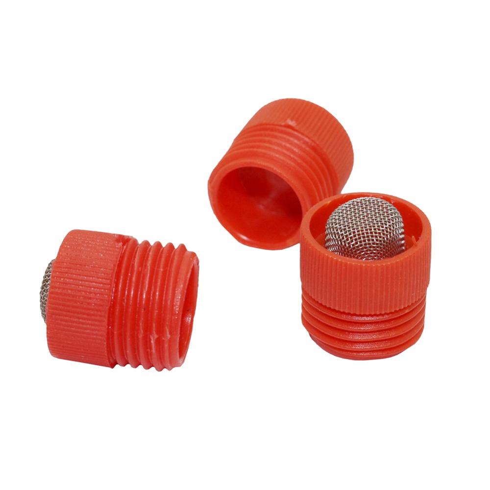 

50 Pcs 15mm Male Thread Pig Drinking Fountains Filter Farm Animal Livestock Drinker Accessories Feeding Watering Supplies M червоний