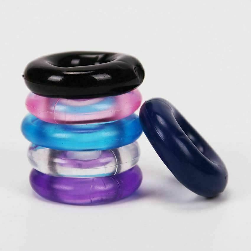 6Pcs Set Stretchy Silicone  Delay Ejaculation  Rings Men  Rings