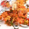 2M Artificial Fall Maple Leaf Autumn Decor Leaves Vine Maple Leaf Vine Wreath Fake Plants Leaves Vine, for Holiday Decorations