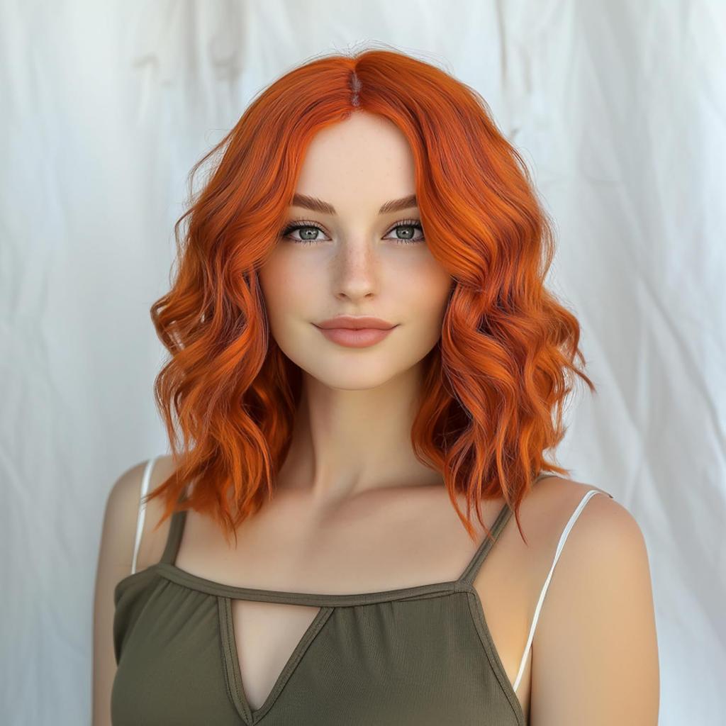 European American Wig Popular Full Head Hairstyle Wavy Roll Heat-resistant Fiber High Temperature Silk Women