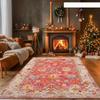 Traditional Vintage Pattern Rug, Soft Area Carpet, Suitable for Living Room, Bedroom, Study, Garden, Balcony, Machine Washable