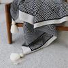 Vintage Geometric Knitted Blanket Luxury All-Season Sofa Throw Nap Cover Air-Conditioning Fleece Bed End Shawl