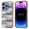 For iPhone 16 Pro Max Case Electroplating Edge Plaid Texture PU Leather+PC+TPU Phone Cover