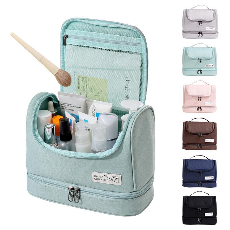 New Chajiu Style Dry Wet Separation Storage Bag Travel Wash Bag Cosmetic Storage Bag Portable Makeup Bag Wholesale