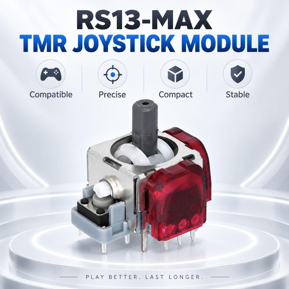 3D Analog TMR Electromagnetic Joystick for PS5/PS4/XBOX/Switch Game Controller
