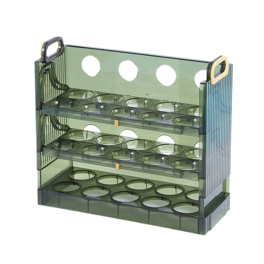 30/20 Grid Egg Tray Flippable Egg Dispenser New Refrigerator Egg Storage Box  Kitchen Storage