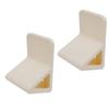 2 Pcs Shower Foot Rest for Shaving Legs No Drill Wall Mounted Triangular Anti Slip Shower Foot Pedal Holder