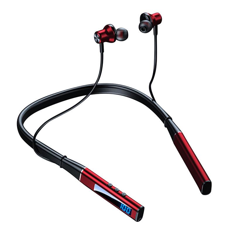 2026 High-End Bluetooth Neckband Headphones for Huawei, Oppo, Vivo, Sony - Large Battery, Unisex.