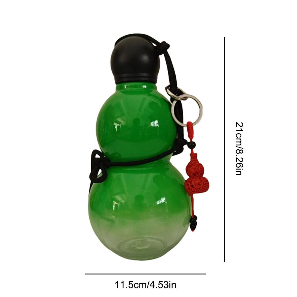Chinese Retro-Inspired Gourd Water Bottle Gourd Sports Water Bottle 800ML Large Capacity Travel Water Bottle Gifts for Game Fans