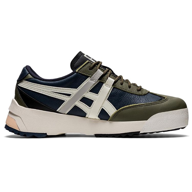 ONITSUKA TIGER Delegation EX Retro Casual Lightweight Breathable Low-Top Sneakers Unisex Sneakers White Blue Green 1183A559-401
