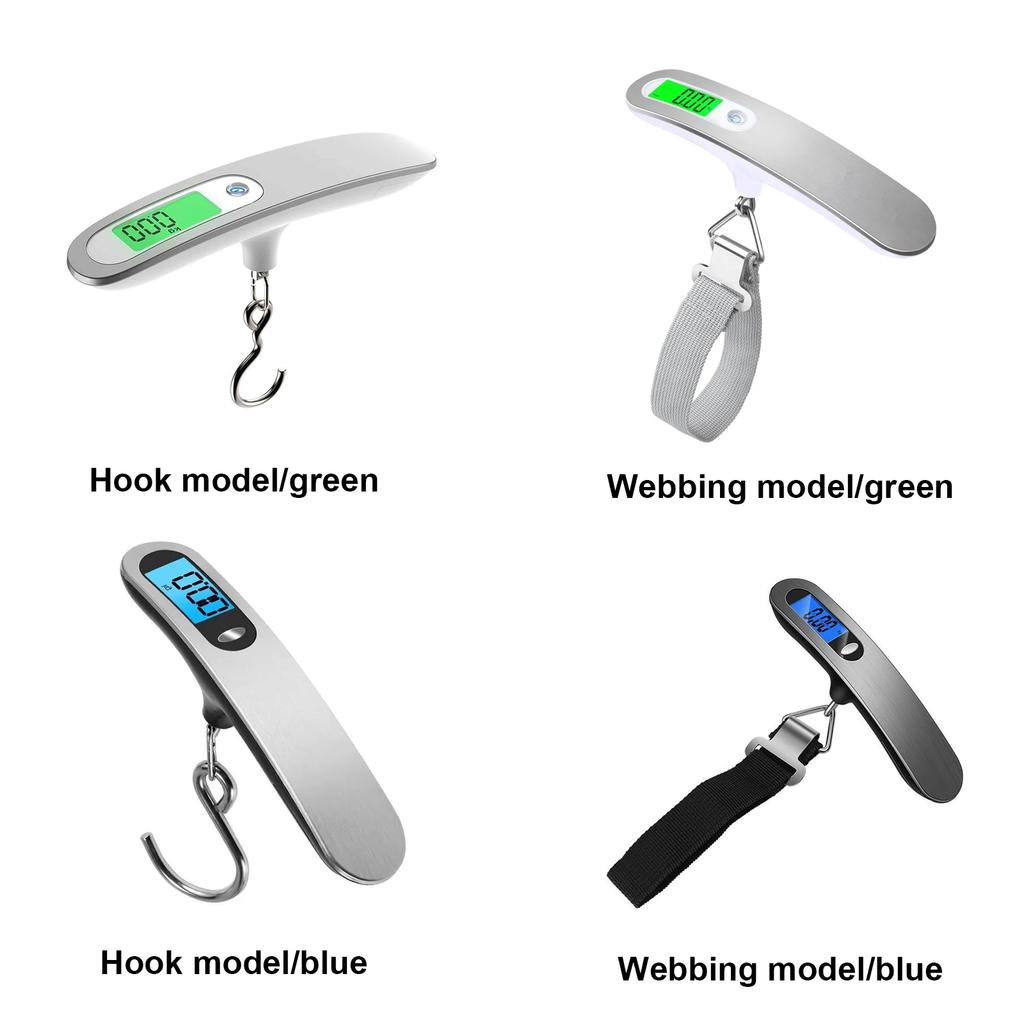 Portable Electronic Hanging Scale & Luggage Weight Scale, Durable, High Accuracy (up to 50kg), Easy to Read with LCD Backlight
