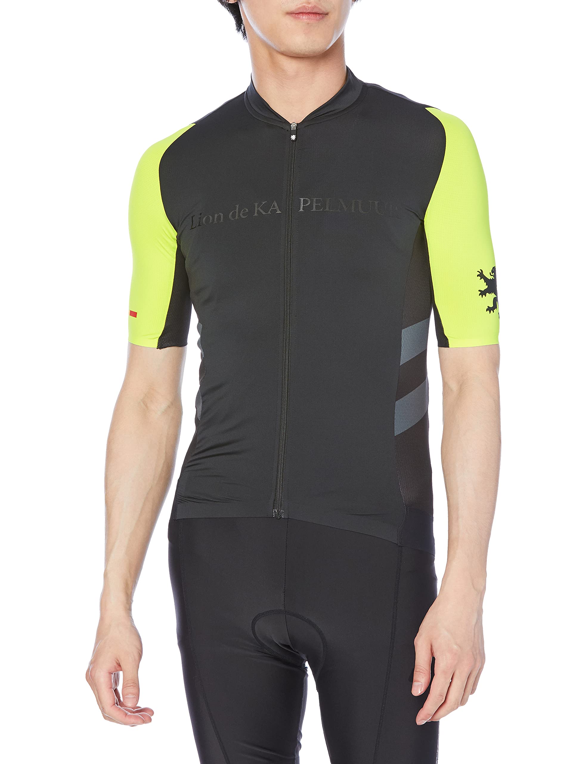 

Lion de Kapelmuur Advance 2 Cycling Short Black x Shine Size S Jersey, Unisex, Sleeve, Yellow,