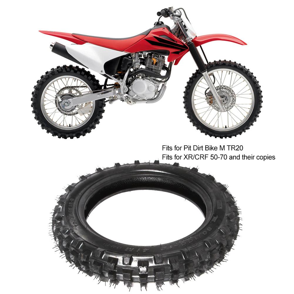 3.00 12 80 100 12 Motorcycle Rubber Tire Inner Tube Set Fits for Pit Dirt Bike M TR20