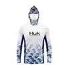 HUK Men's Sunscreen Fishing Suit Long Sleeve Hooded Mask Fishing Suit Sea Fishing Boat Fishing Luya Fishing Suit Customization