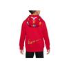 Nike Kids Tiger Head Logo Print Hooded Sweatshirt Kids sweatshirt Red DR9699-687