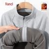 VANCL Dicke lässige Jacke für Herren mit Fleece-Futter