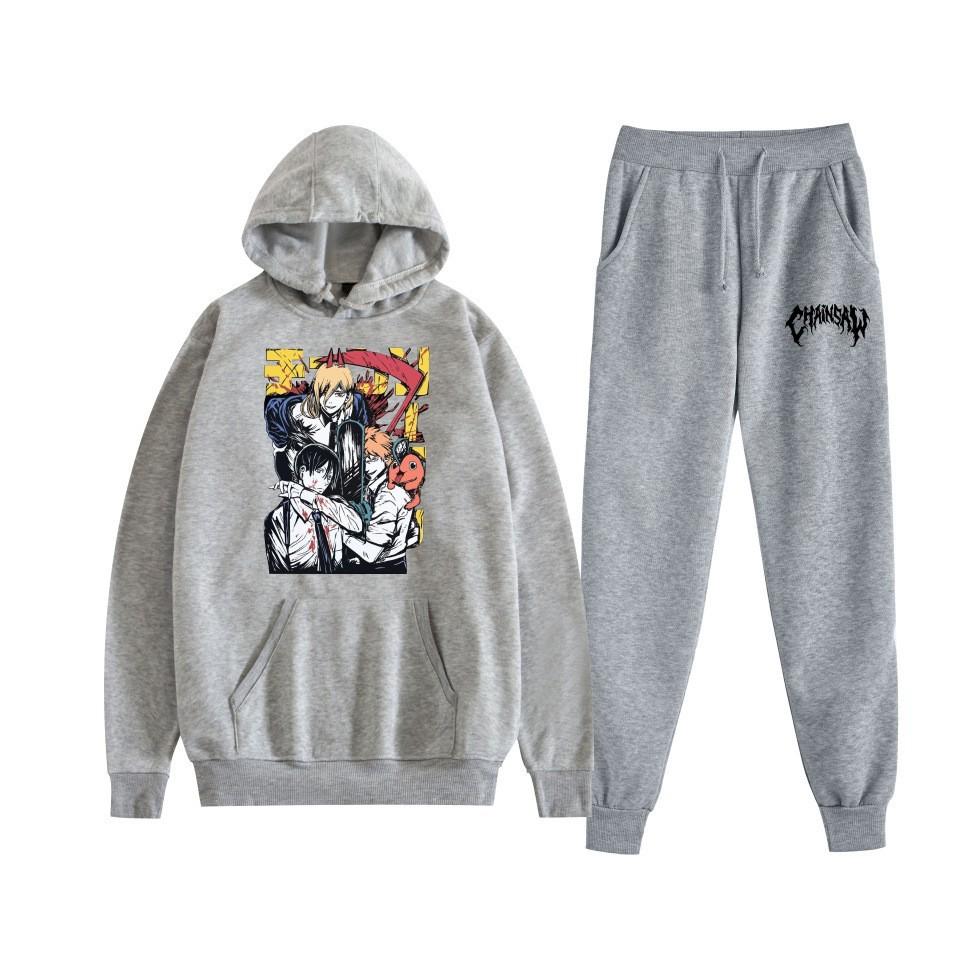 Chainsaw Man Chainsaw Man Anime Loose Hooded Sweater Set Hoodie Spot
